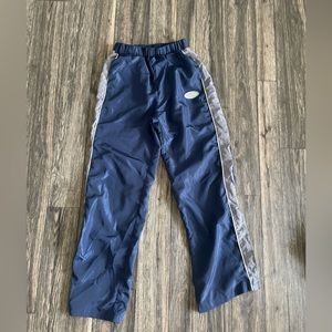 blue track pants